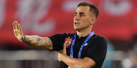 Italian World Cup winner and Guangzhou Evergrande gaffer Fabio Cannavaro (Photo | APF)