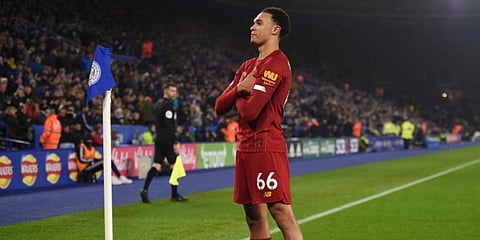 Liverpool right-back Trent Alexander-Arnold (Photo | AFP)