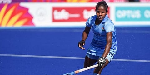 Indian women's hockey team midfielder Namita Toppo (Photo | Hockey India Twitter)