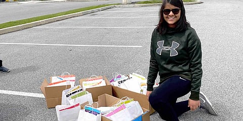 15-year-old Nita Gupta has an NGO 'Brightening A Day'. (Photo| Facebook)