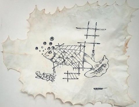 Artworks from the ongoing online show, Speculations On A New World Order