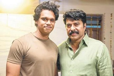 Bibin Mohan with Mammootty