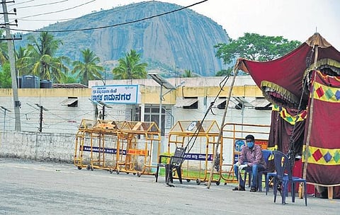 Ramanagara Jail, where those accused in the Padarayanapura violence case were lodged, before being brought back to Bengaluru on Friday | Express