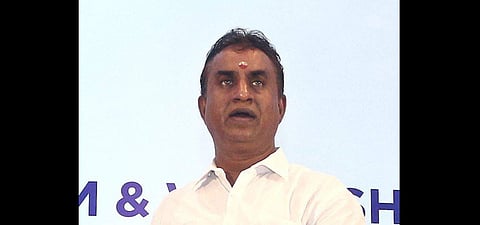 Tamil Nadu Municipal Administration and Rural Development Minister SP Velumani (File photo| EPS)