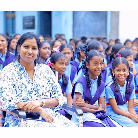 Chairperson of Kadiyam Foundation Kadiyam Kavya (Photo| Facebook)