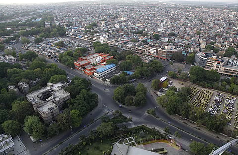 A deserted view of Delhi during the nationwide lockdown to control the spread of Coronavirus in New Delhi. (Photo | Anil Shakya, EPS)