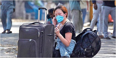 Most travellers from different states are living in rented accommodations or are packed into shelter homes or ren baseras (Photo | Shekhar Yadav, EPS)