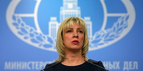 Russian Foreign Ministry spokeswoman Maria Zakharova. (File photo| AFP)