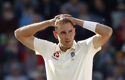 England's Stuart Broad. (Photo | AP)
