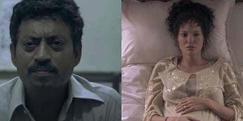 Jolie and Irrfan collaborated on Michael Winterbottom's 2007 film about US journalist Daniel Pearl who was killed in Pakistan in 2002. (YouTube screengrab)