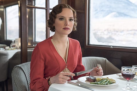 Daisy Ridley in a scene from, 'Murder on the Orient Express.' (Photo | AP)