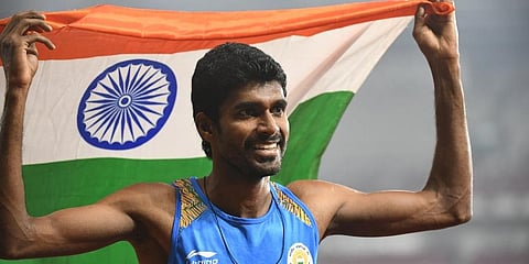 India’s ace middle-distance runner Jinson Johnson (Photo | EPS)