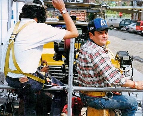 Last year, Rishi, when he was undergoing cancer treatment in New York, Rishi tweeted a behind-the-scene photograph of his directorial film, sharing that he really misses his home and wants to return to India. (Photo | Twitter)