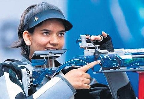 To keep her muscle memory intact, Anjum Moudgil has been doing “dry shooting”
