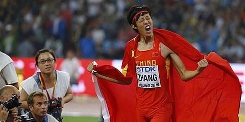 China's world silver-medallist high jumper Zhang Guowei. (File Photo | AP)