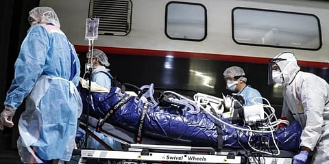 France Health Minster Olivier Veran said that 478 more people had gone into intensive care over the last 24 hours, a higher figure than in previous days. (Photo | AP)