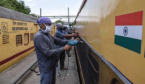 Railways working up frenetic pace to make isolation coaches