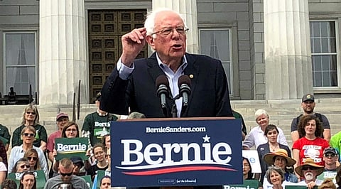 US Presidential hopeful Bernie Sanders (Photo | AP)