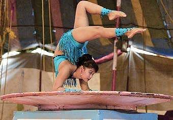 An acrobat performing at the circus. Image is used for representational purposes. (Photo | Vincent Pulickal)