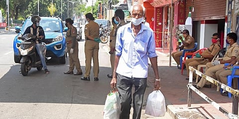 A Police checkpoint in Kerala (Photo | BP Deepu, EPS)
