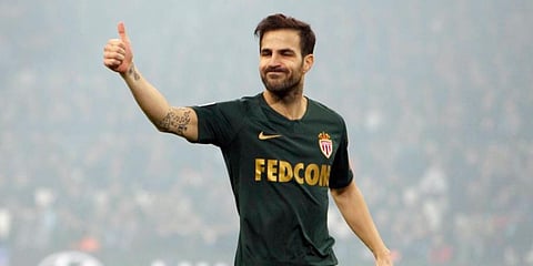 Monaco midfielder Cesc Fabregas (Photo | AP)