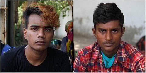 Dinesh Saxena (23) and Vikral Bharadwaj (19). (Photo| Anil Shakya, EPS)