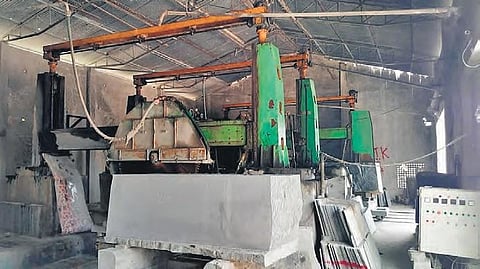 Image of a granite factory used for representational purposes only.