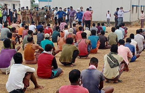 State machinery swings into action to take migrant workers home