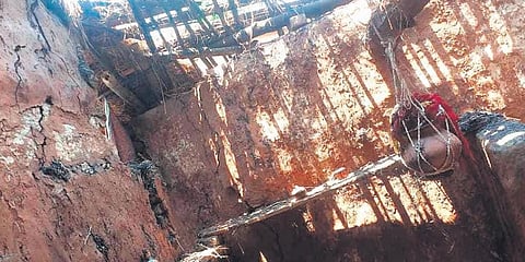 The worship room of Arundhati Moharana's house which was gutted.