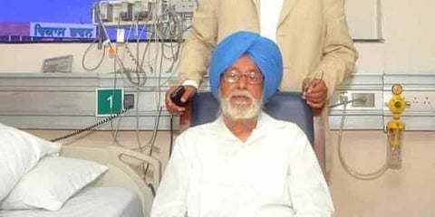 Ex-Shiromani Akali Dal MP Gurdas Singh Badal (Photo| Twitter)