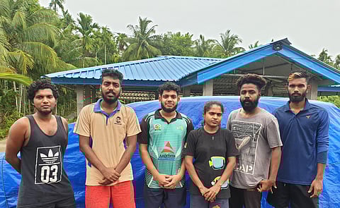 Some of the Malayali scuba divers stranded in the Andamans (Photo | EPS)
