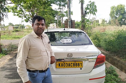 S Manjunath Rao stayed with a patient who suffered a cardiac arrest. (Photo | Express)