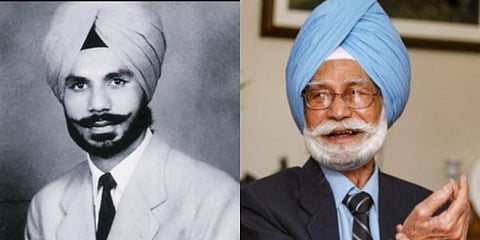 Balbir Singh Sr's world record for most goals scored by an individual in the men's hockey final of the Olympics still remains unbeaten. (Photo | PTI)