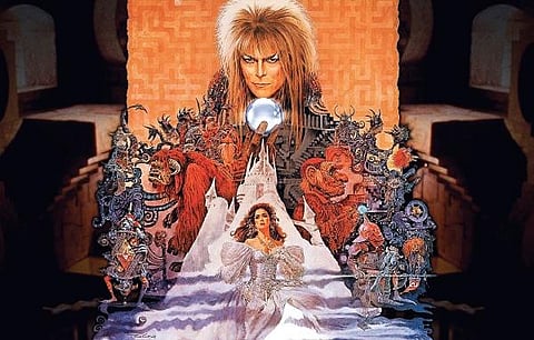The film is about the story of Connelly trying to reach the centre of an enormous maze to rescue her infant brother. Bowie played the role of villainous Jareth, the Goblin King.