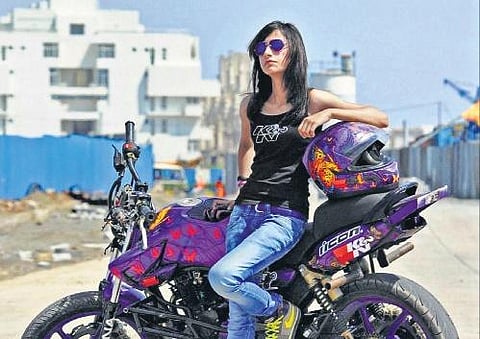 The tagline of the film reads ‘a bike doesn’t know your gender’. The story is conceptualized by Anam and penned by Namneesh Sharma.
