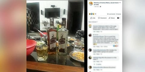 Screenshot of the photo shared on MHA's official Facebook page