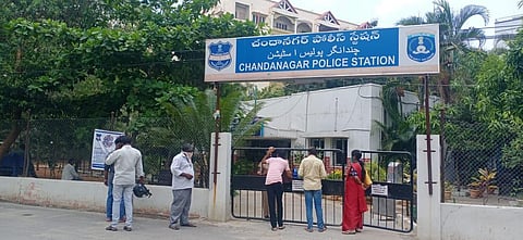 Migrant labourers enquire about travel permits and transport arrangements to their native places at Chandanagar police station on Saturday.
