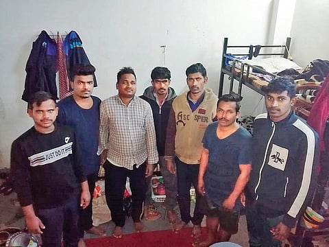 A group of youngsters from Karimnagar who are stranded in Iraq