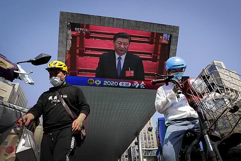 China's ceremonial legislature on Thursday endorsed a national security law for Hong Kong that has strained relations with the United States and Britain. (Photo | AP)