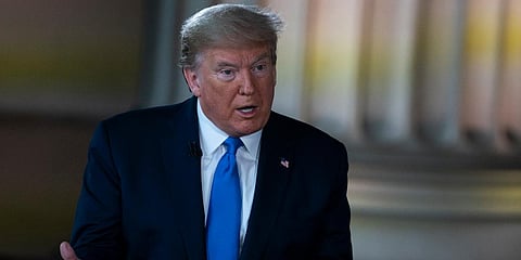 US president Donald Trump. (Photo| AP)