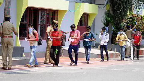 Ever since the commencement of Shramik trains many migrant families have started moving to their home state. (Photo | A Sanesh/EPS)