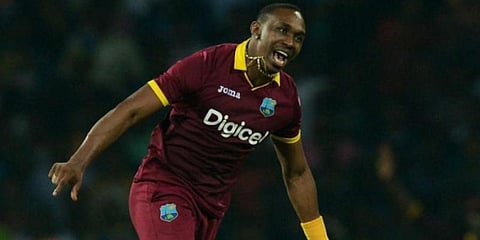 West Indies all-rounder Dwayne Bravo (Photo | AFP)
