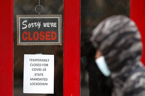 The U.S. unemployment rate hit 14.7% in April, the highest rate since the Great Depression, as 20.5 million jobs vanished in the worst monthly loss on record. (Photo | AP)