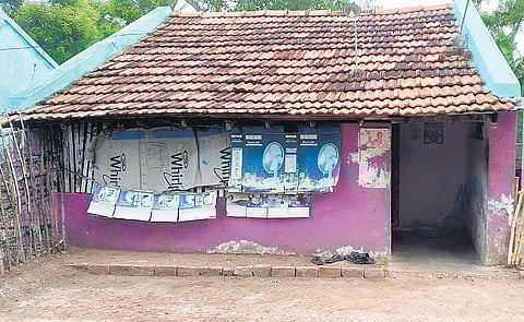 Most of the patients are from poor backgrounds and do not have toilets in their houses; a house of two patients at Sundhakudi village in Ariyalur | express