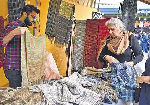 Ashwajeet Singh during an exhibition in pre-COVID times