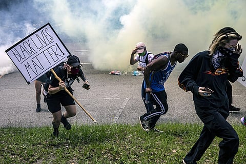 George Floyd died after being restrained by Minneapolis police officers on May 25. (Photo | AP)