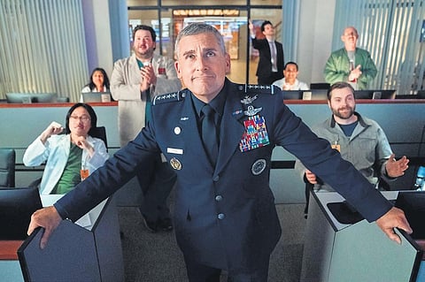 A still from 'Space Force'