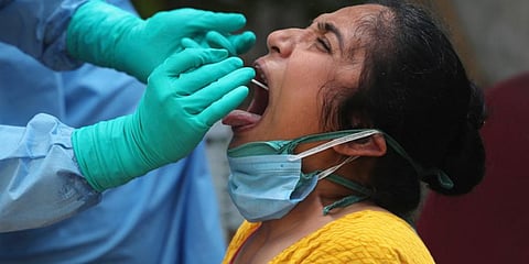 The number of active COVID-19 cases in the country stands at 1,33,632, while 1,35,205 people have recovered. (Photo | AP)