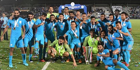 Indian football team has retained the 108th spot in the latest FIFA rankings.