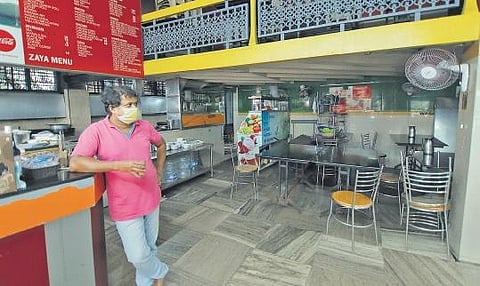 A deserted hotel in the city ,Arun Angela